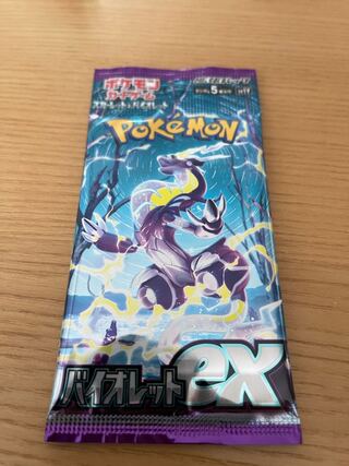 バイオレットex 新品未開封 BOX パック ポケモン ポケカ ミモザ ミライドンex SR SAR 1枚