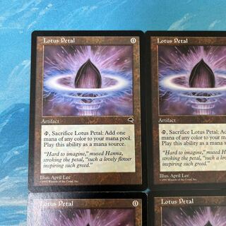 MTG 4枚 水蓮の花びら