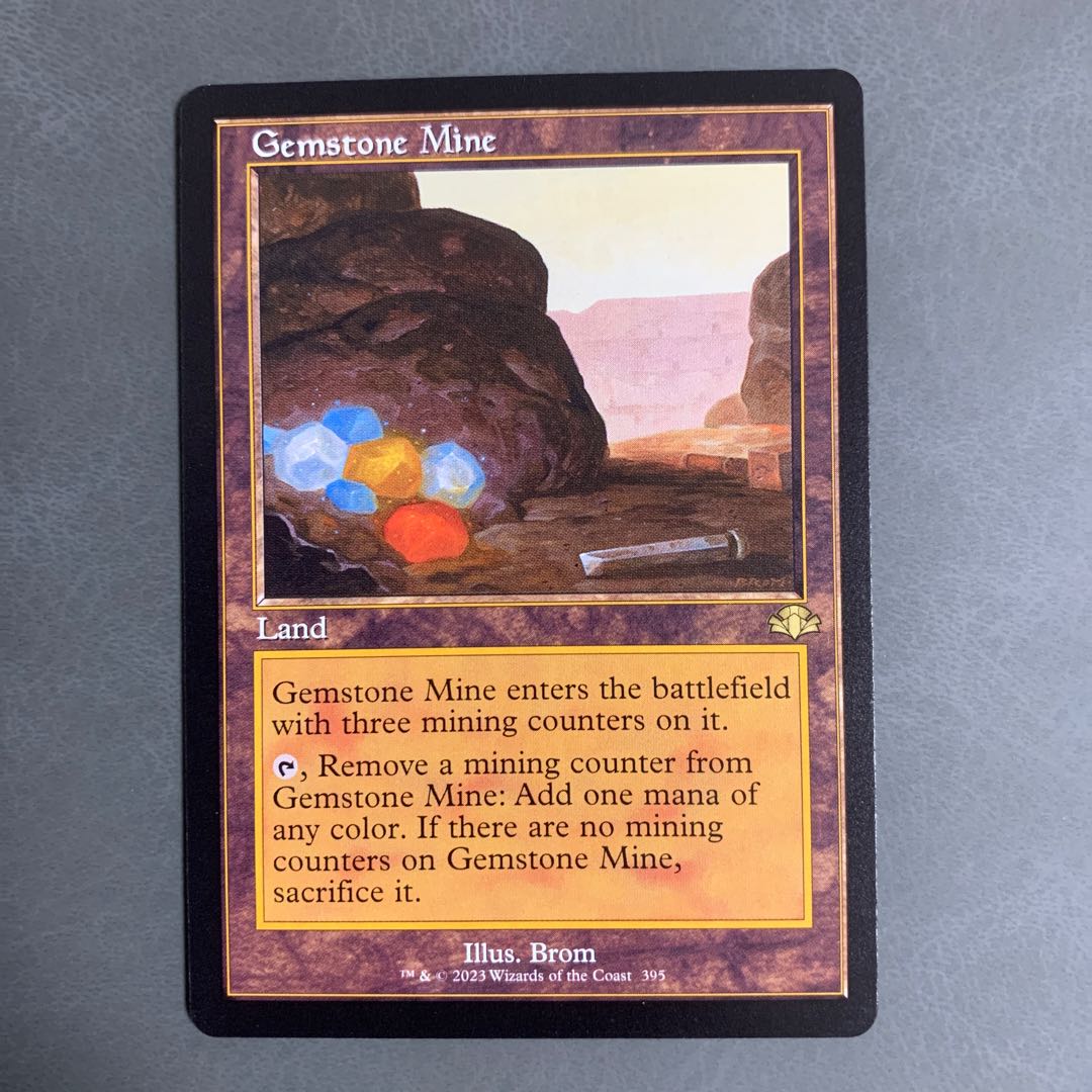 Gemstone Mine/Gemstone Mine English Old Frame Dominaria Remastered