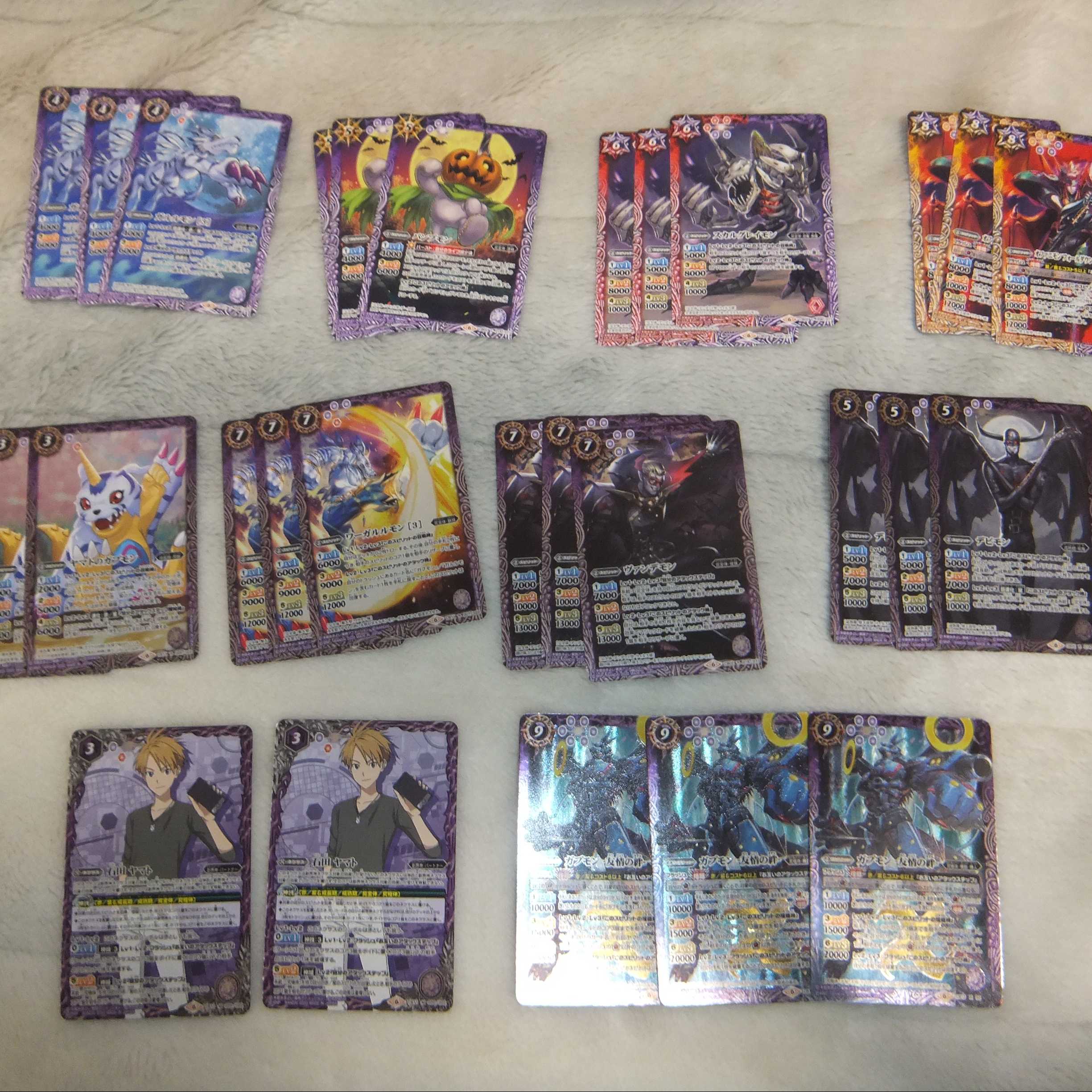 バトスピ　デジモン　紫デッキパーツ 1枚