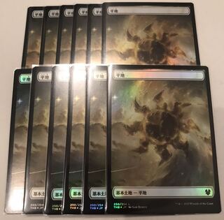 テーロス還魂記　フルアート　基本土地　平地　FOIL 12枚セット 12枚