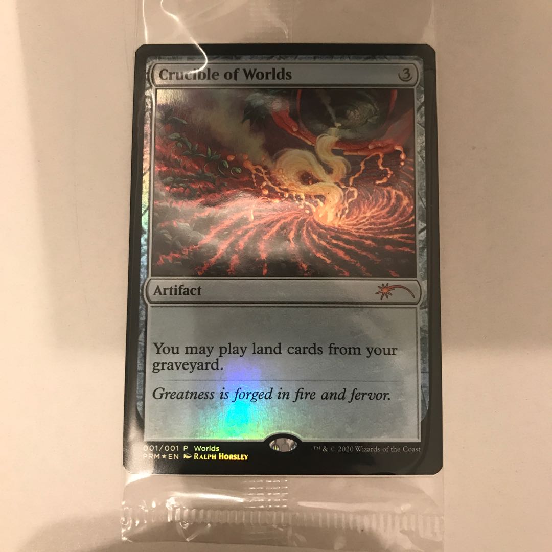 世界のるつぼ　英語　FOIL プロモ　世界選手権観戦パーティー　未開封