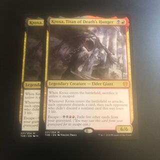 死の飢えのタイタン、クロクサ　2枚セット