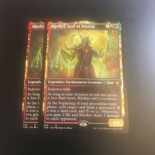 運命の神、クローティス　ショーケース  2枚セット