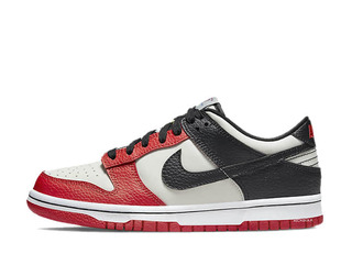 Nike Dunk Low EMB 75th Nba Diamond Anniversary "Black and Chili Red" DD3363-100 27.5cm