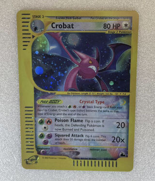 ポケモンカード　クロバット　Crobat クリスタルタイプ  英語 ポケモンカードe クロバット クリスタルタイプcrobat 英語版 1枚