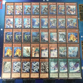 【ガチ構築】雪花水精鱗デッキ40枚 EX15枚 スリーブ付き