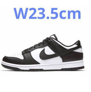 nike wmns dunk low panda white black 23.5cm