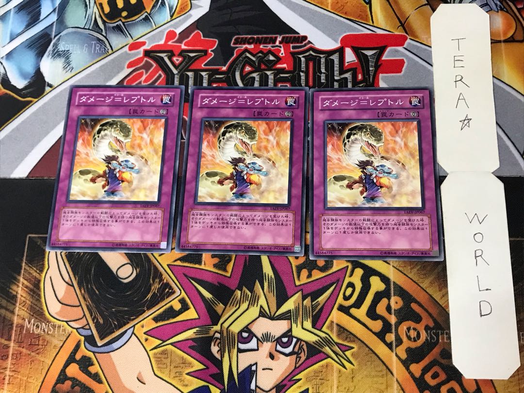 ダメージ=レプトル 3 ノーマル 3枚セット てら