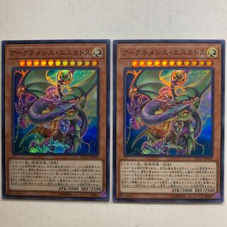 遊戯王　アークネメシス・エスカトス　スーパーレア　2枚セット