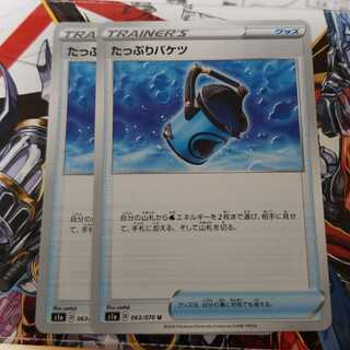 たっぷりバケツ2枚