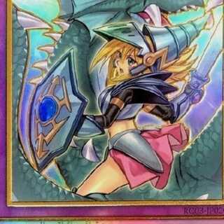 竜騎士 ブラック・マジシャン・ガール[新イラスト]