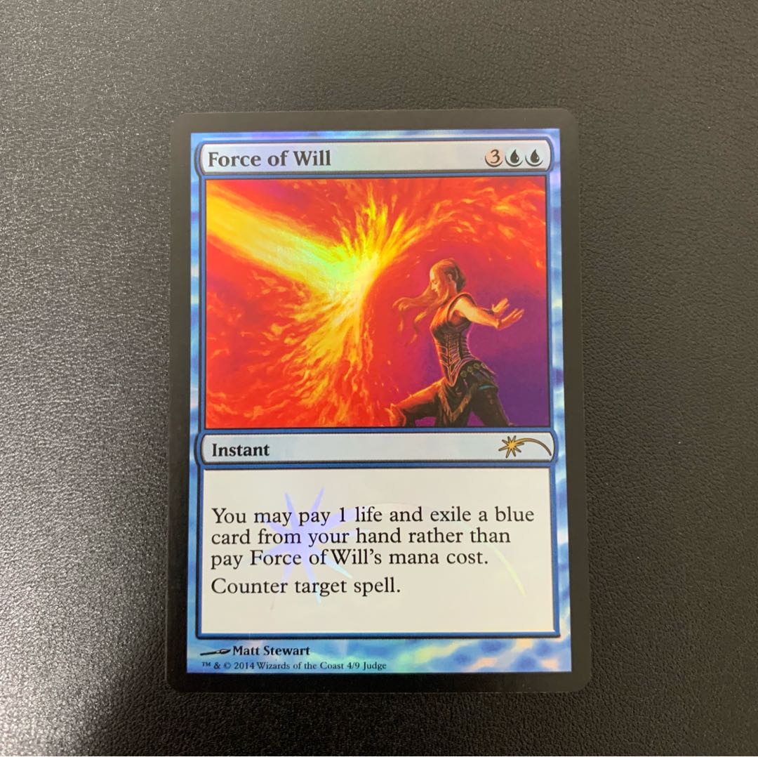 MTG force of will ジャッジ褒賞