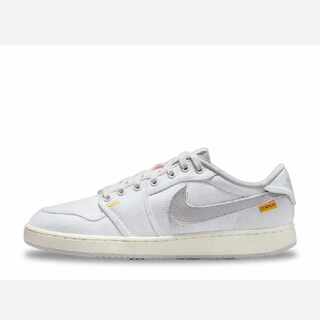 Union x Nike Air Jordan 1 Low KO "Sail Leather" Sail/Muslin/Slate Warrior Rural Grey DZ4864-100 27cm
