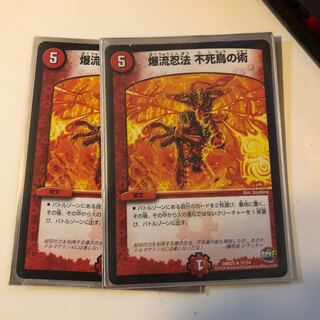 爆流忍法　不死鳥の術　二枚