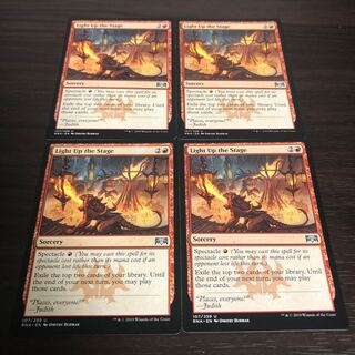 百以上出品、舞台照らし、四枚、foil、プロモ、MTG MTG Slickshot Show-Off プロモ foil 4枚 セット - メルカリ