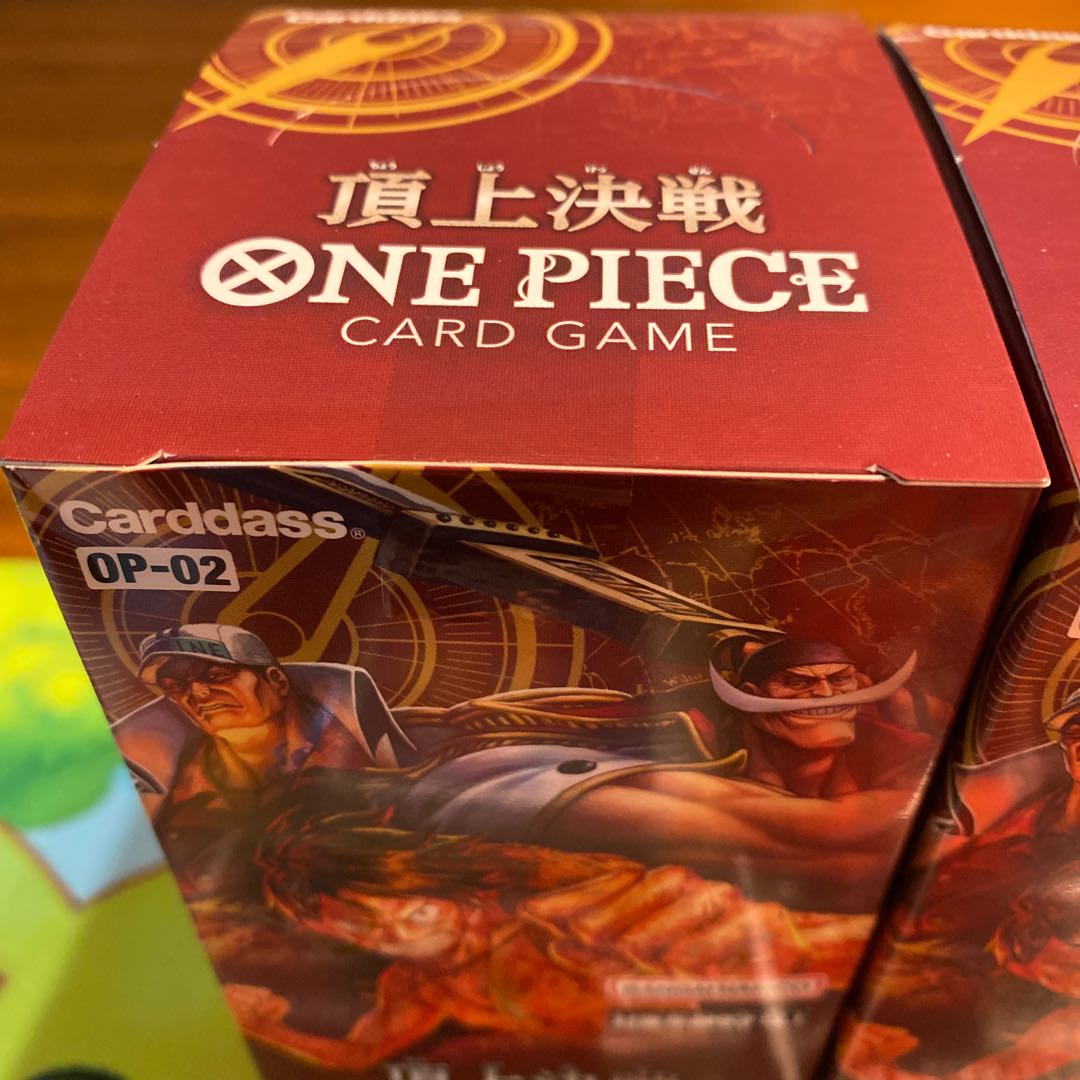 One Piece Card Game Summit Battle 2 boxes and 4 sleeves