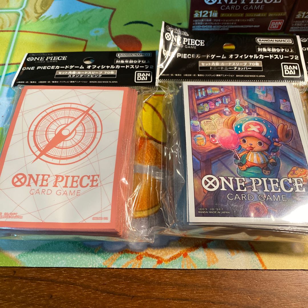 One Piece Card Game Summit Battle 2 boxes and 4 sleeves