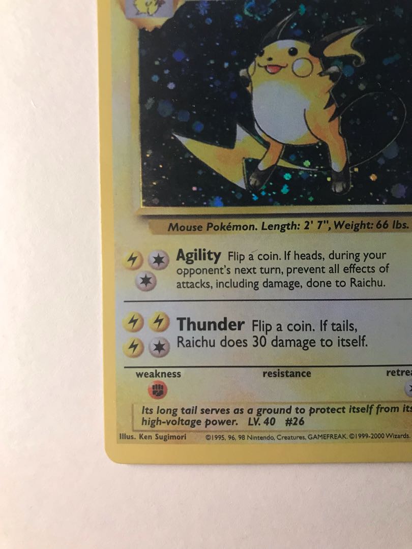 ポケモンカード わるいライチュウ 英語版 旧裏面 海外版 Dark Raichu