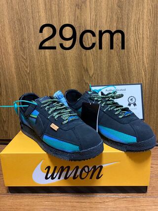 Union x Nike Cortez "Black" 29cm