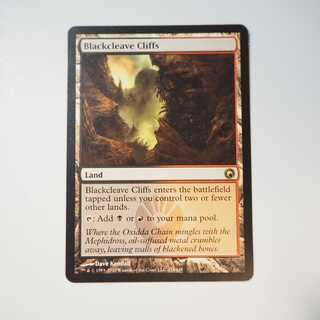 【値下】黒割れの崖/Blackcleave Cliffs(ミラディンの傷跡)