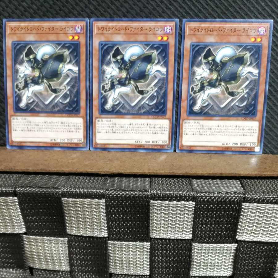 【ぽぽたん】遊戯王 #1157 トワイライトロード・ファイター ライコウ 3枚