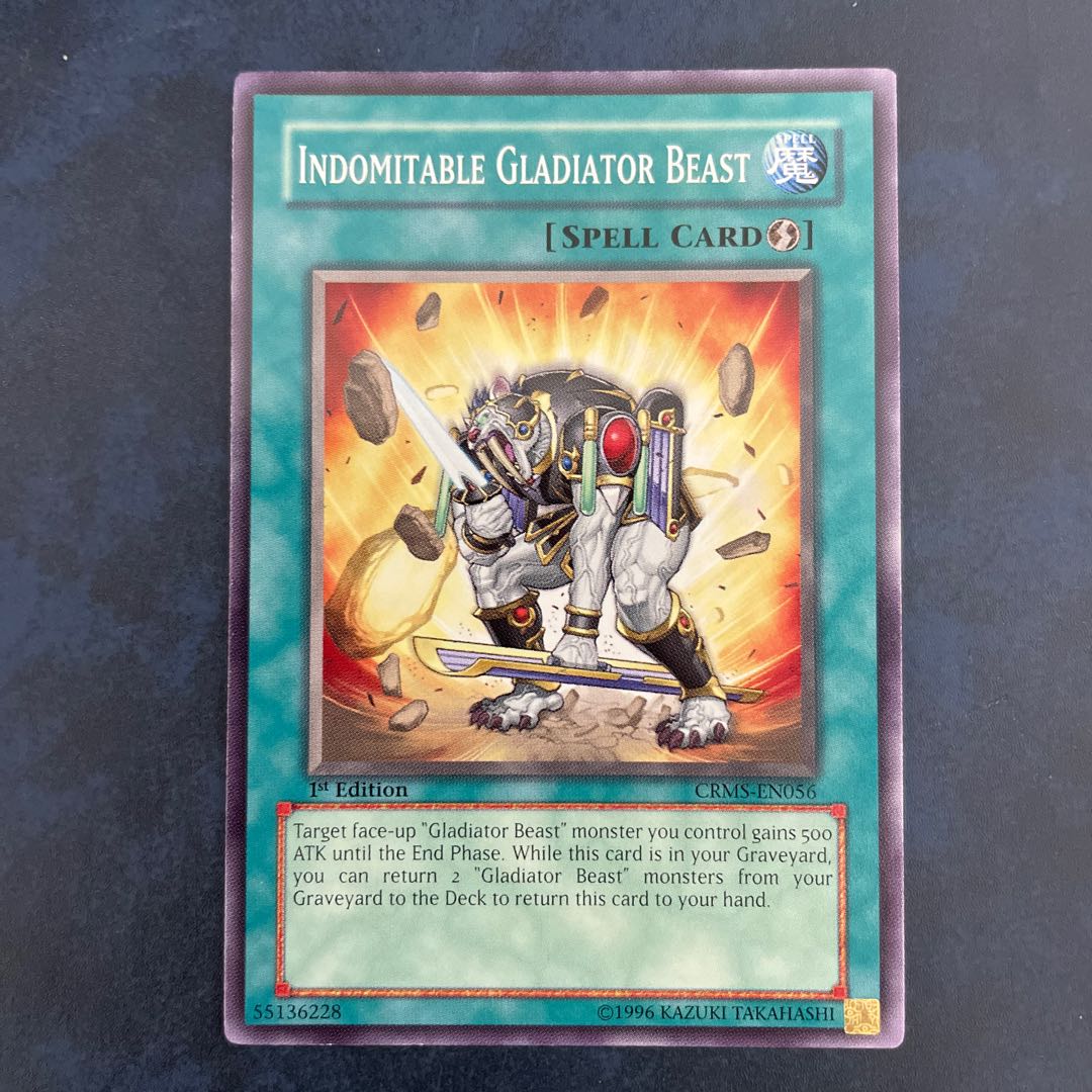 Indomitable Gladiator Beast Yu-Gi-Oh! English 1st