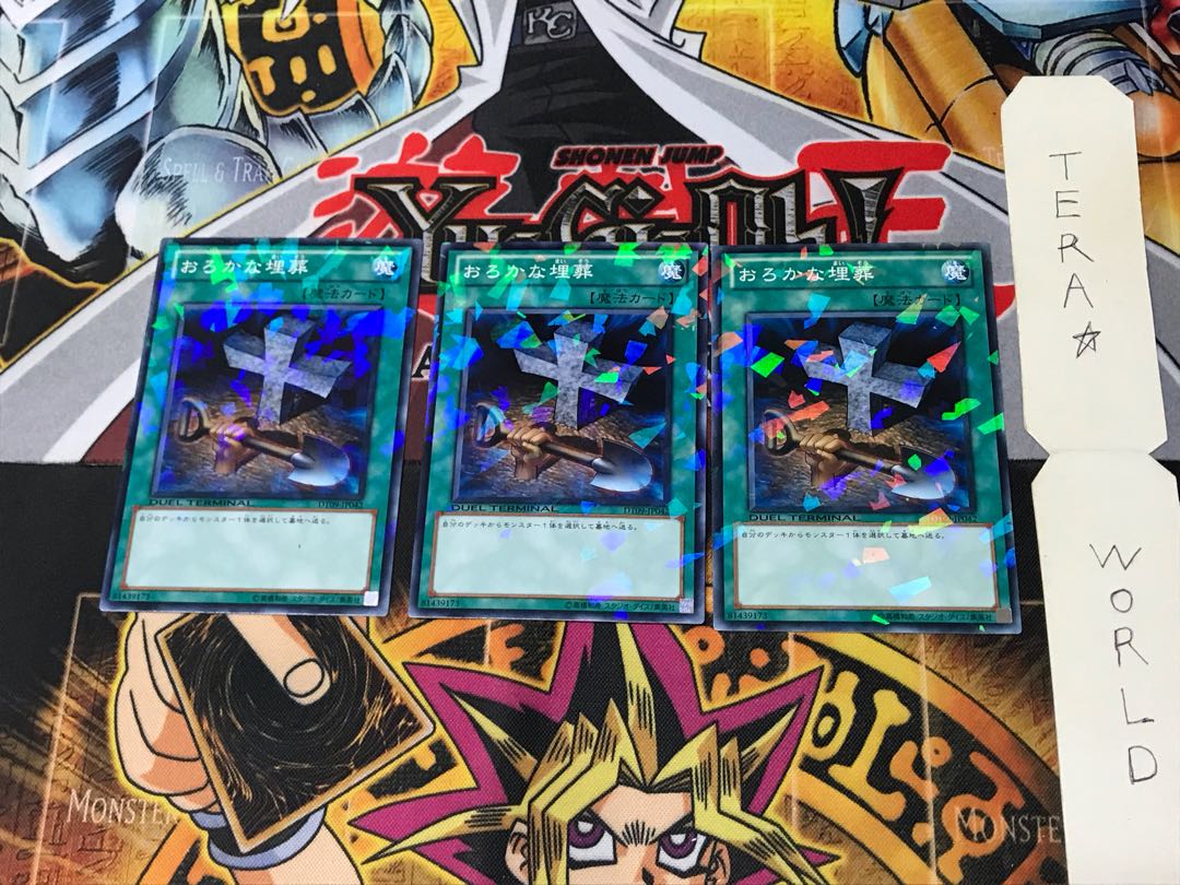 Foolish Burial DT09 3 Dueling Terminals, Set of 3, Tera.