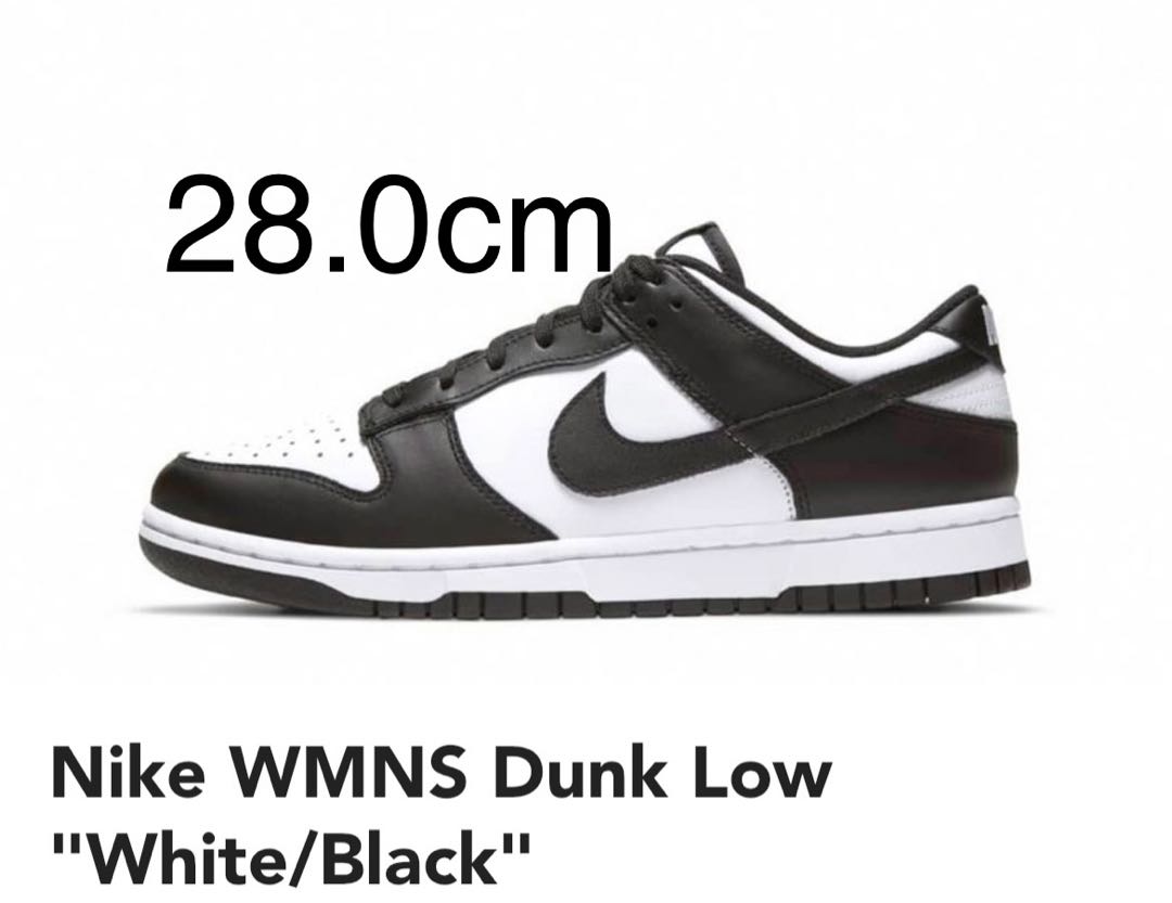Nike WMNS Dunk Low "White/Black "Nike Women's Dunk Low "White/Black" Panda 28cm