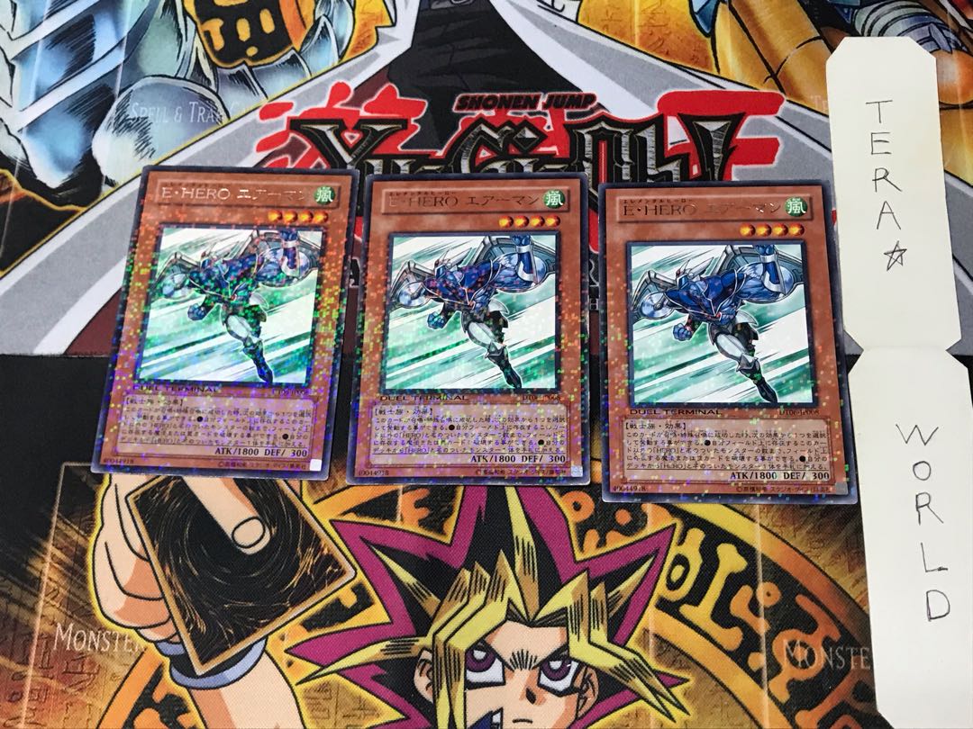 Elemental HERO Stratos DT06 4 Duel Terminals, set of 3 Tera.