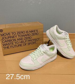 ナイキ ウィメンズ ダンク ロー ネクスト ネイチャー ホワイト/ミント DN1431-102 27.5cm