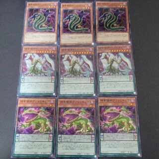 捕食植物ダーリング・コブラ×3枚 捕食植物トリアンティス×3枚 捕食植物ブフォリキュラ×3枚