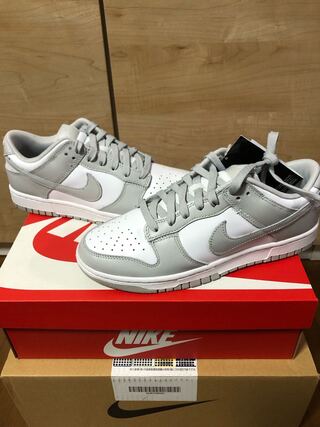 Nike Dunk Low "Grey Fog" Grey Fog/Ho Wight DD1391-103 25.5cm