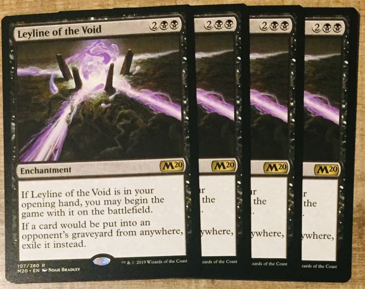 leyline of void M20 英4枚セット 虚空の力線
