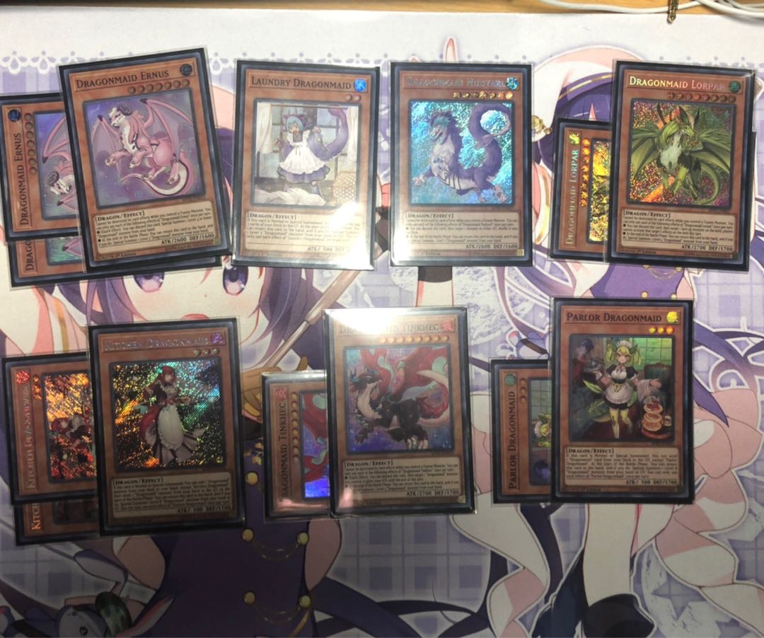 遊戯王　ドラゴンメイド　米版1st デッキパーツ