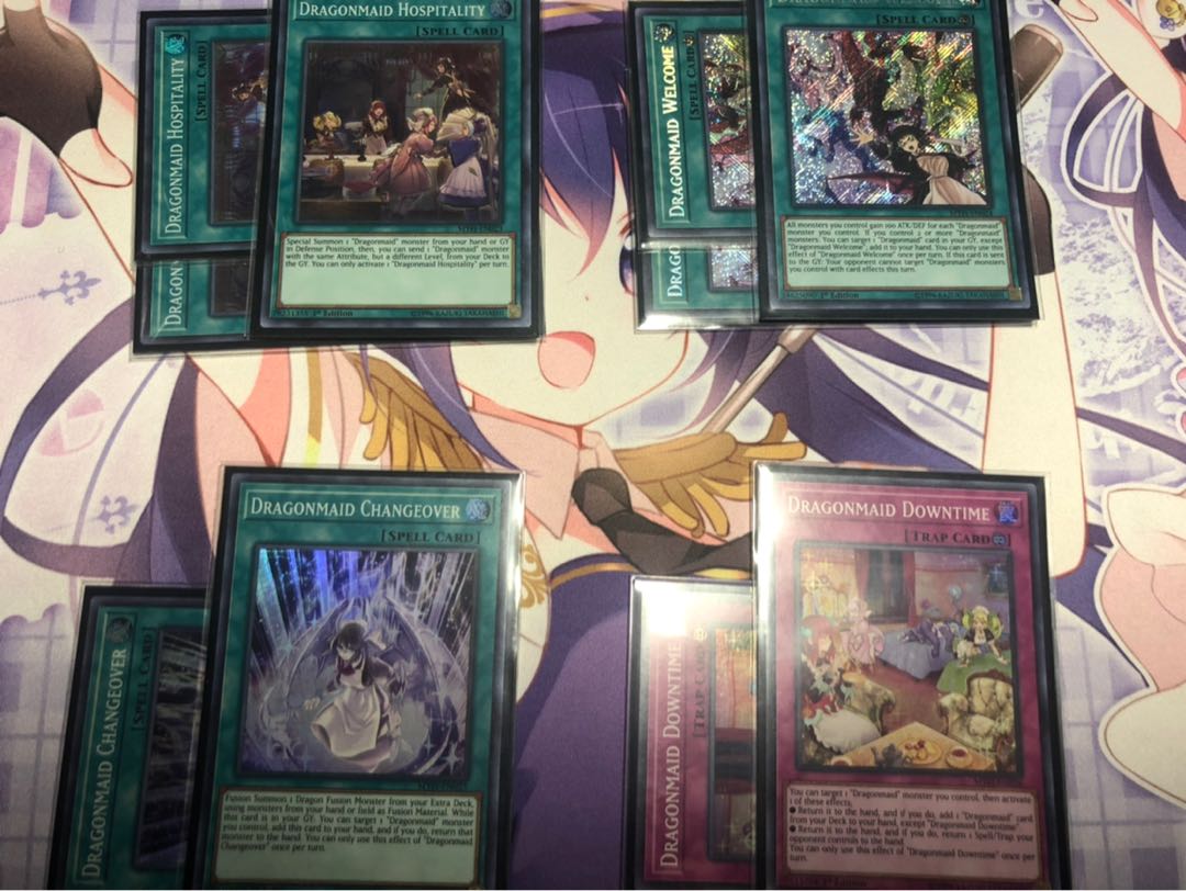 遊戯王　ドラゴンメイド　米版1st デッキパーツ