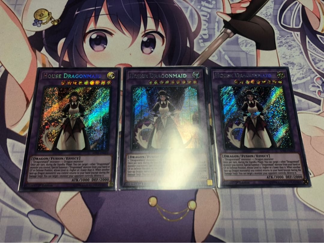 遊戯王　ドラゴンメイド　米版1st デッキパーツ