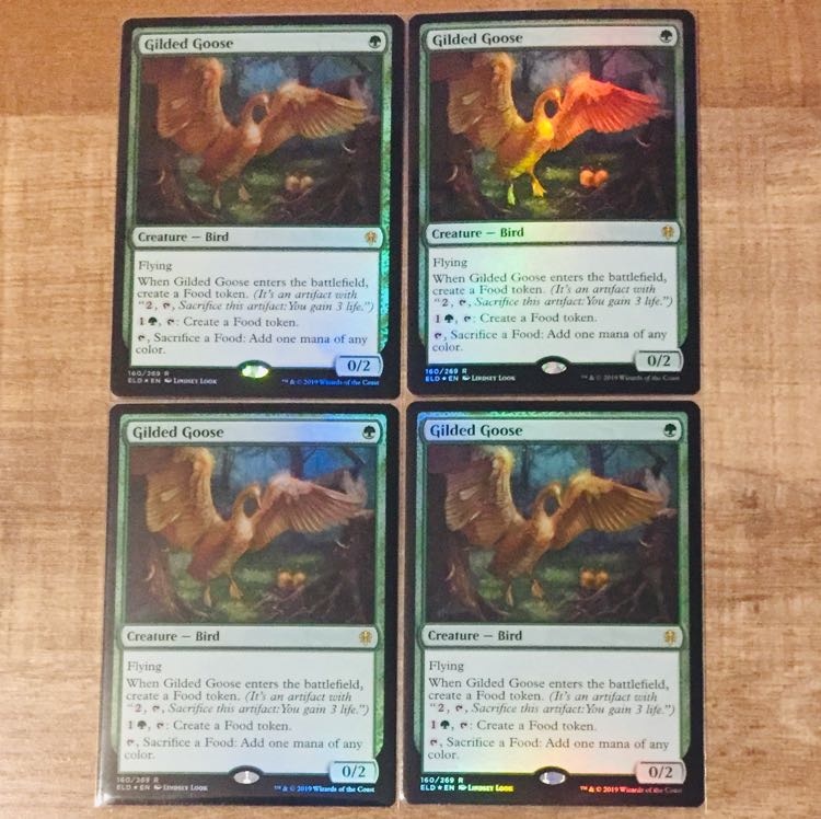 FOIL gilded goose ELD English 4 piece set Gilded Goose