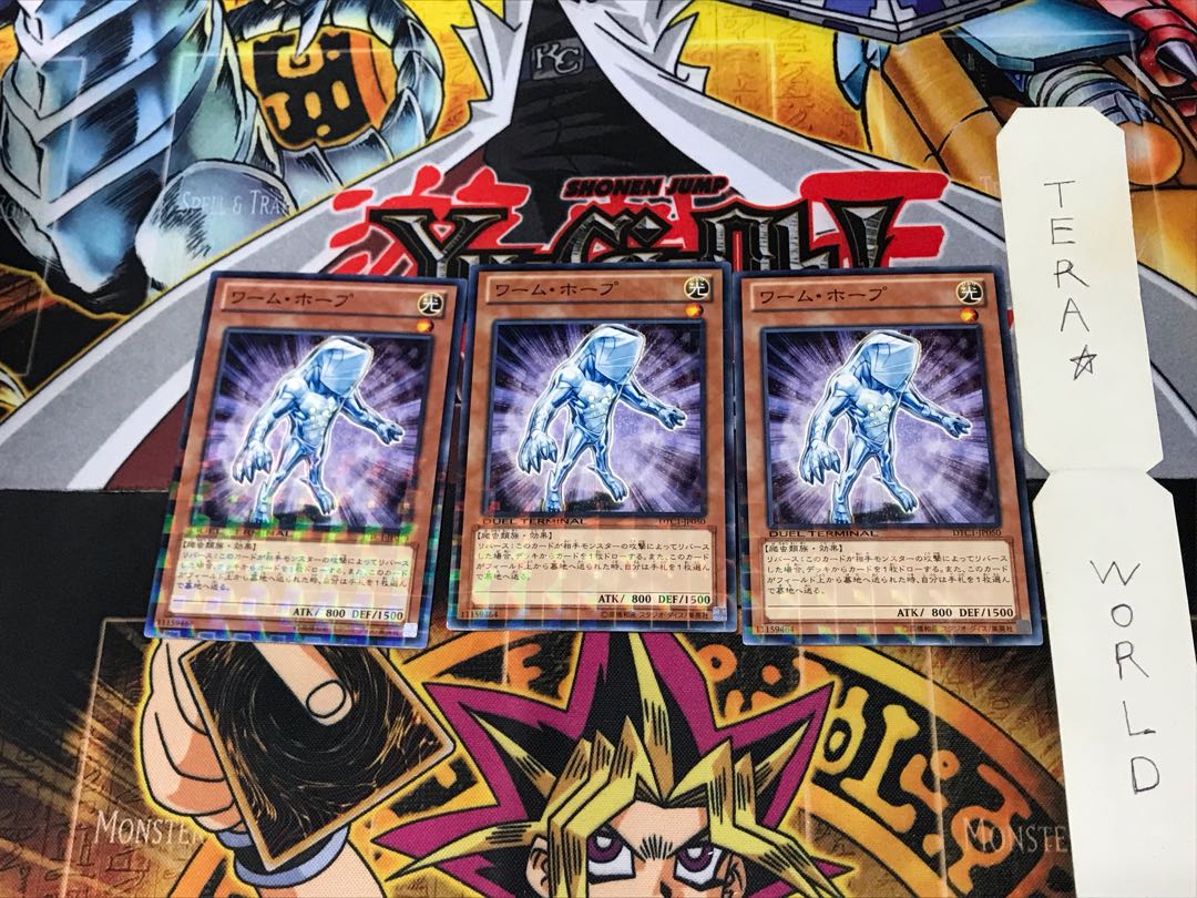 ワーム・ホープ DTC1 1 デュエルターミナル 3枚セット てら