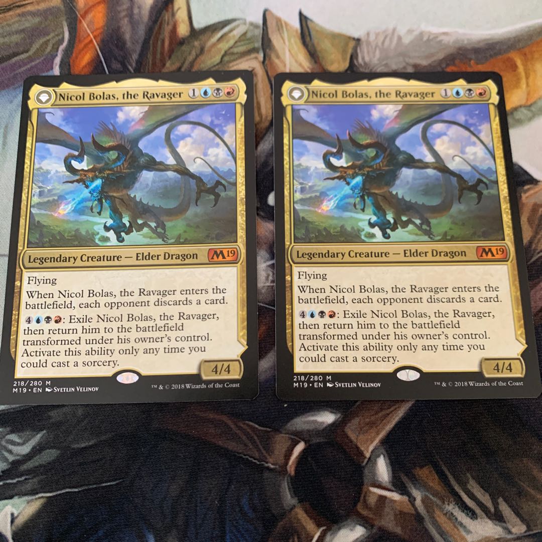 【M19】破滅の龍、ニコル・ボーラス（英）2枚