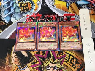 紅蓮地帯を飛ぶ鷹 DT09 2 デュエルターミナル 3枚セット てら