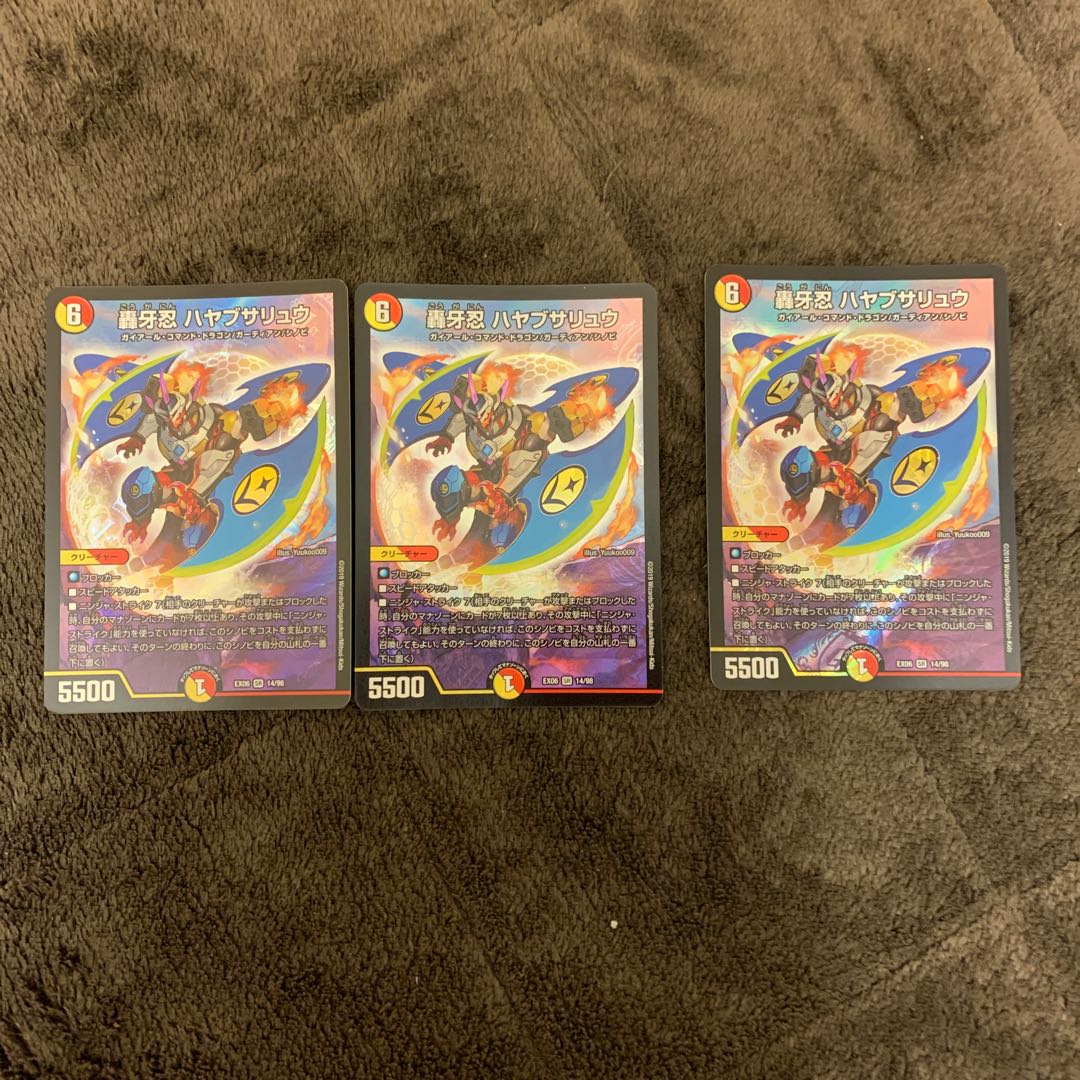 ハヤブサリュウ 3枚