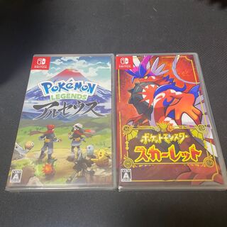 LEGENDS アルセウス スカーレット 2品 Switch