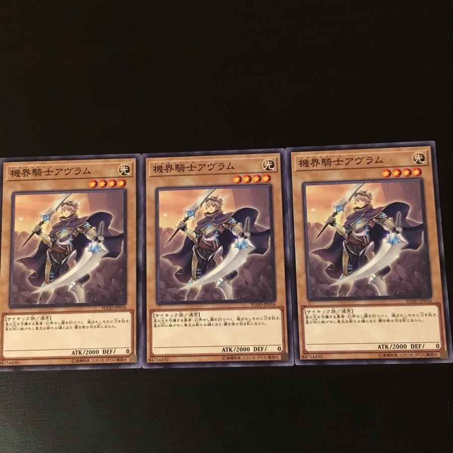 機界騎士 アヴラム 3枚 3枚