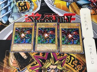 Red-Eyes Black Dragon DT01 2 Duel Terminal, Set of 3, Tera.