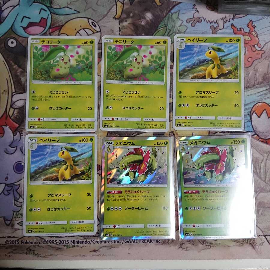 メガニウム 進化ライン2セット