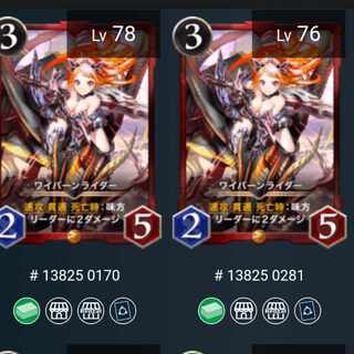 ２枚　ワイバーンライダー