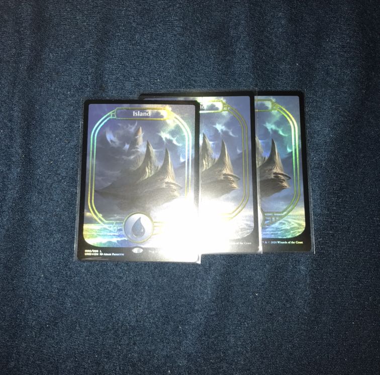 Full art Island foil