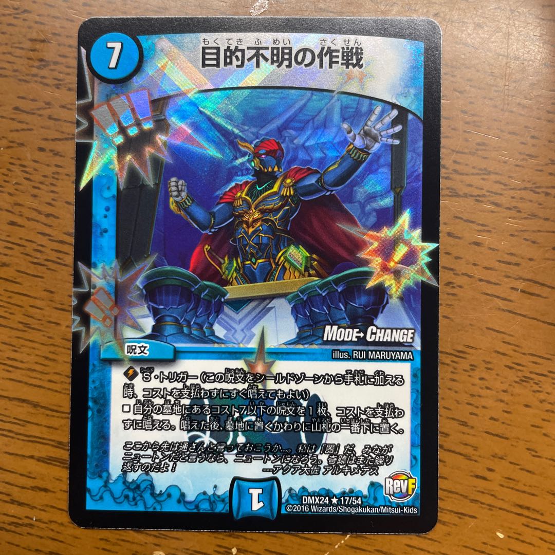 Operation of unknown purpose (MODE CHANGE) R-foil 17/54