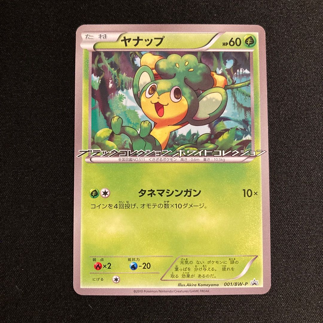 h27 Pansage Black Collection Ho Wight Collection Promo Pokémon Treasurer